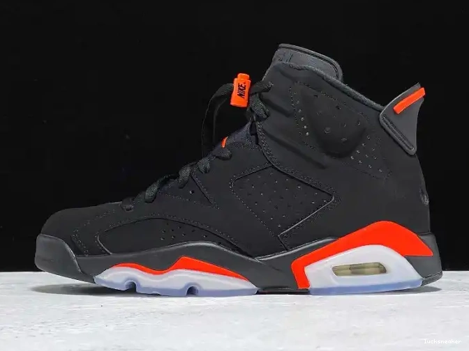 LUCY 384664-060 OG Retro Black Air Infrared Jordan 6 0529
